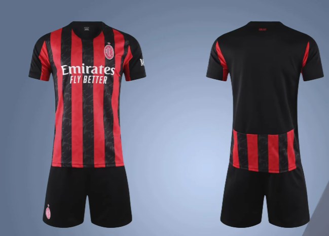 AC Milan 25/26 Youth Home Kit