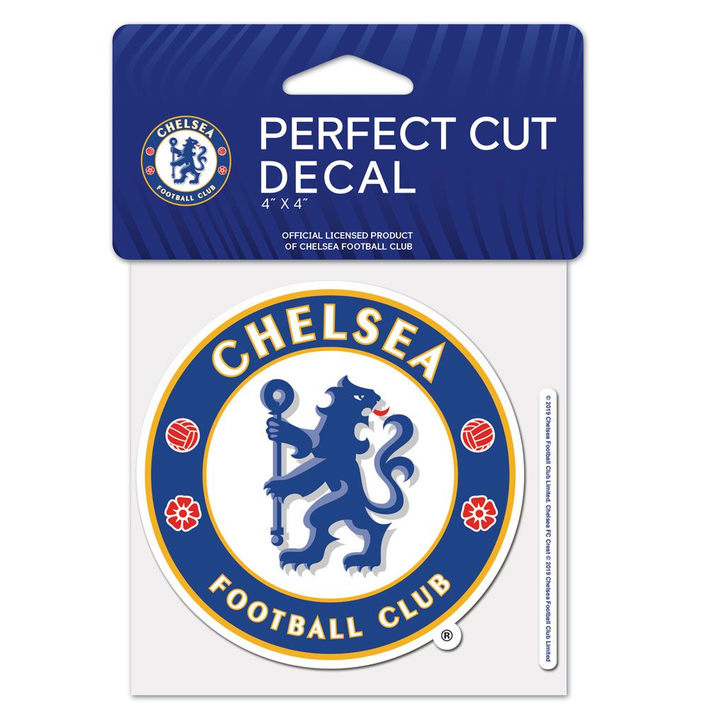 CHELSEA FC PERFECT CUT COLOR DECAL 4" X 4"