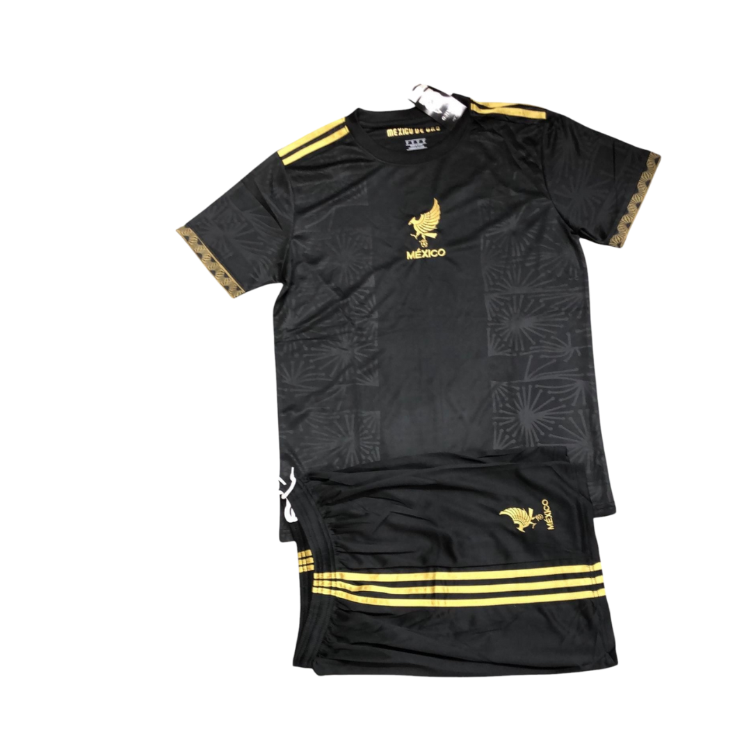 Mexico Adult Limited Edition Black/Gold Uniform - The Art of Soccer Shop