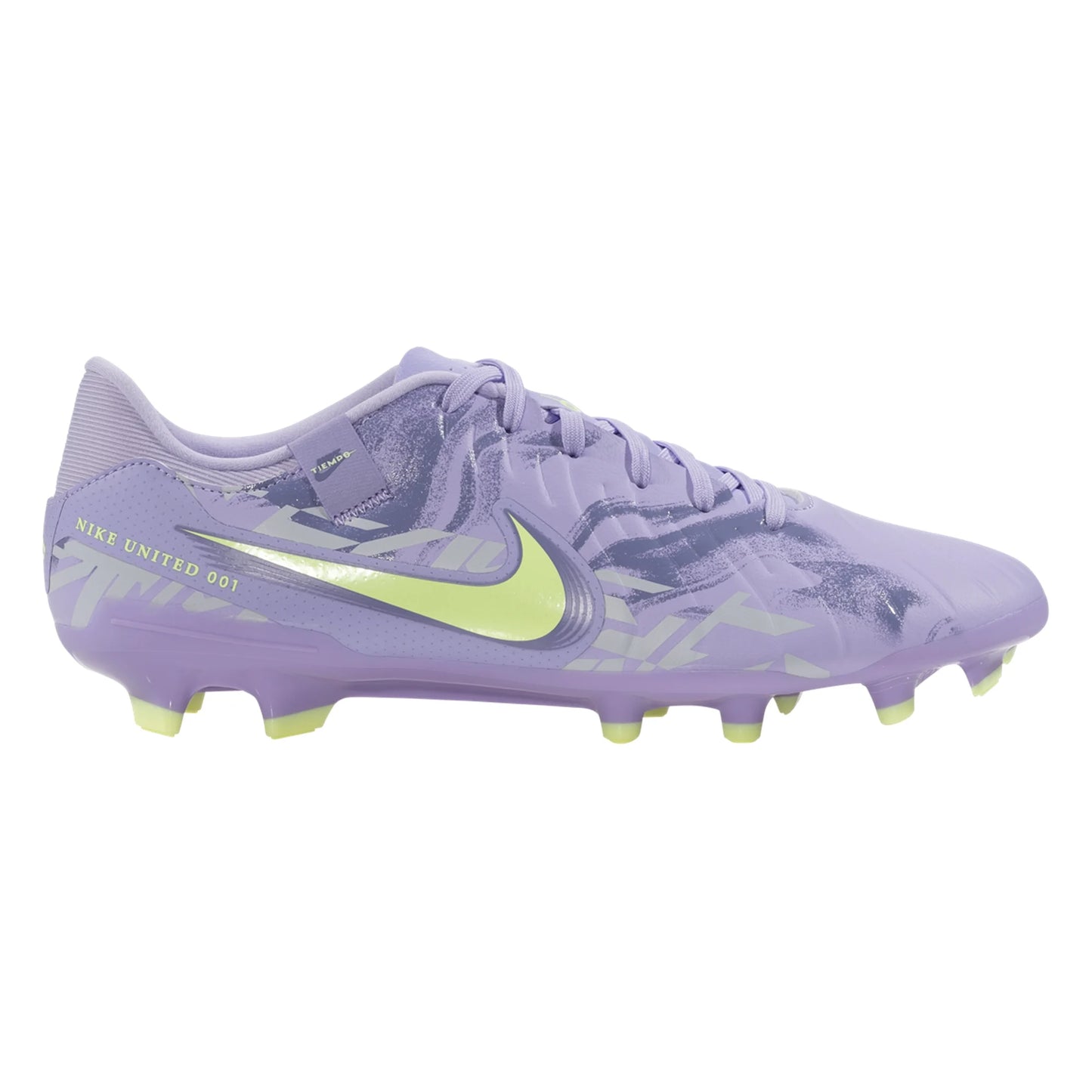 Nike Tiempo Legend 10 Academy FG/MG Soccer Cleat Purple Agate/Barely Volt Size 8.5 - The Art of Soccer Shop