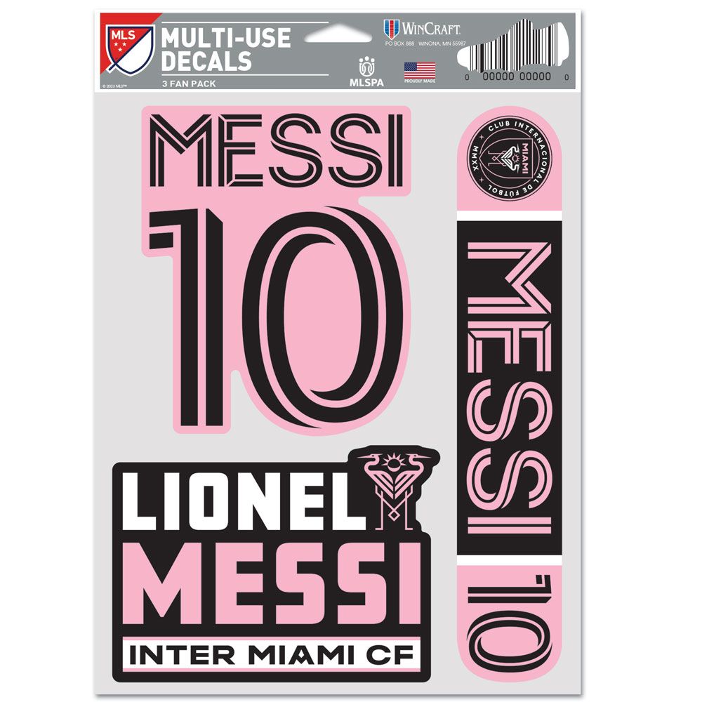 INTER MIAMI CF MULTI USE 3 FAN PACK LIONEL MESSI - The Art of Soccer Shop