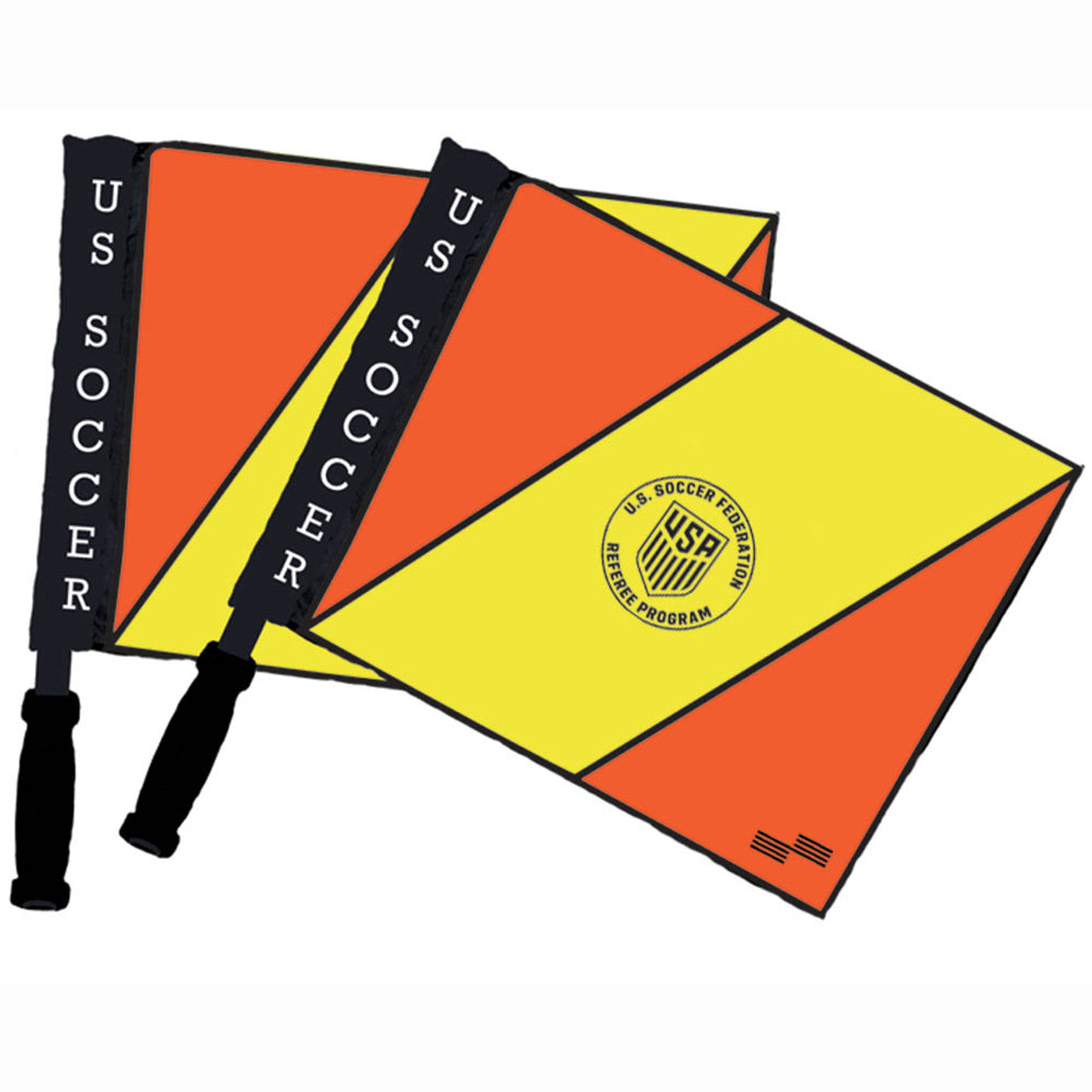 1533CL Official U.S. Soccer Swivel Flag Set USSF - The Art of Soccer Shop