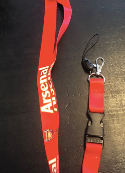 Arsenal Lanyard - The Art of Soccer Shop