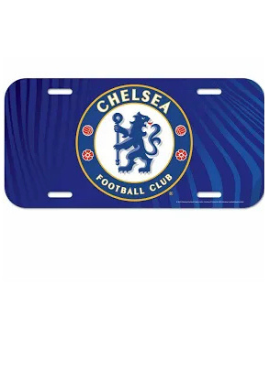Chelsea FC License Plate - The Art of Soccer Shop