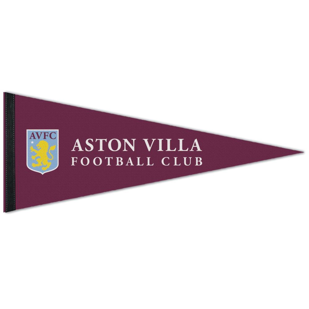 ASTON VILLA FC PREMIUM PENNANT 12" X 30" - The Art of Soccer Shop