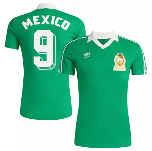 adidas Adult Mexico 1986 Bring Back Vintage Home Jersey