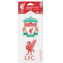 Load image into Gallery viewer, LIVERPOOL PERFECT CUT DECAL SET OF TWO 4&quot;X4&quot;
