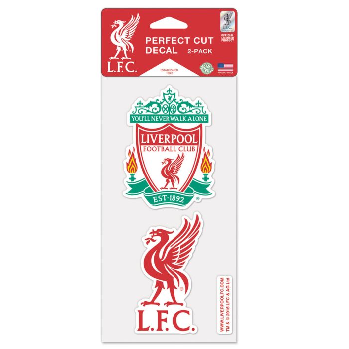 LIVERPOOL PERFECT CUT DECAL SET OF TWO 4