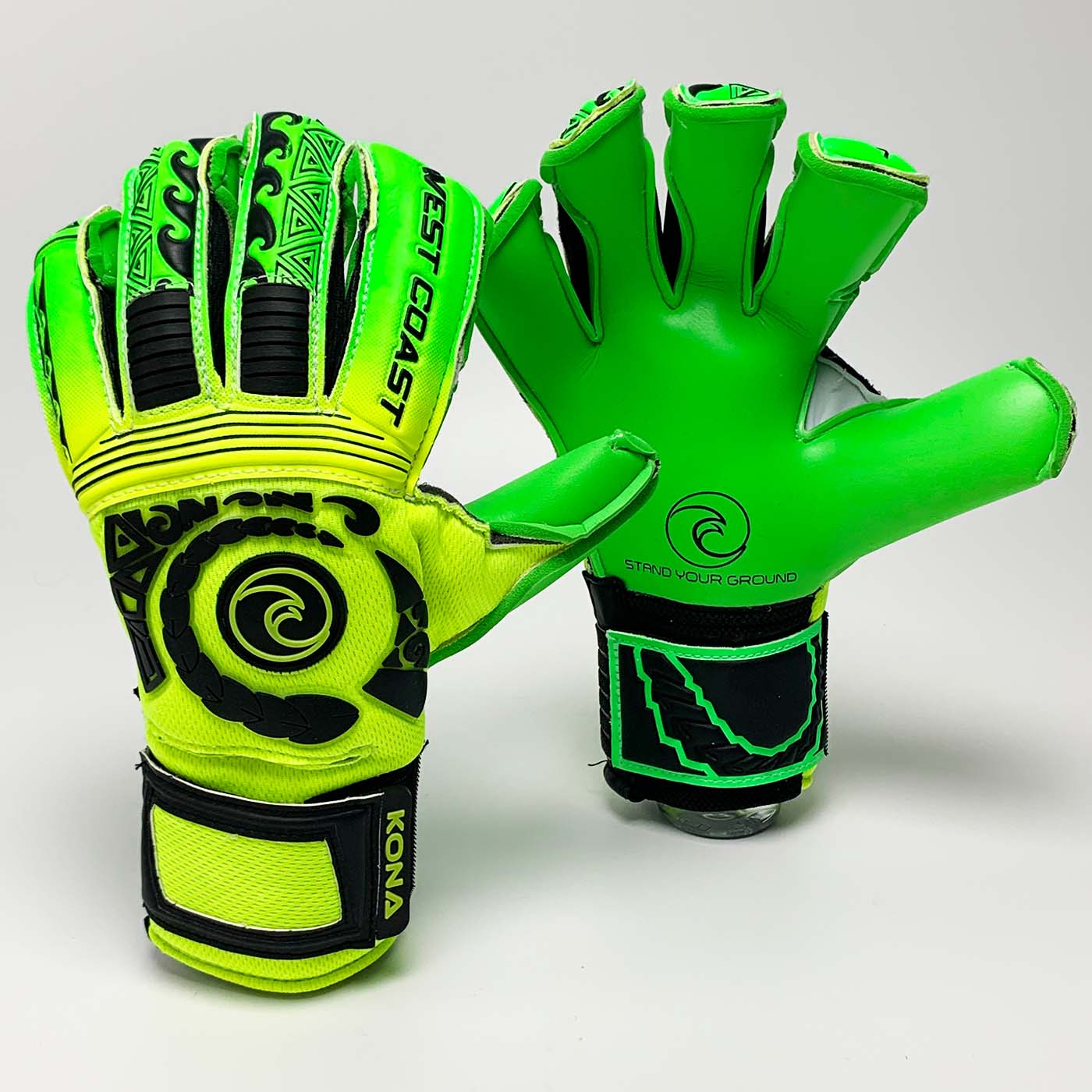 West Coast KONA Honu GK Gloves Size 9 left - The Art of Soccer Shop