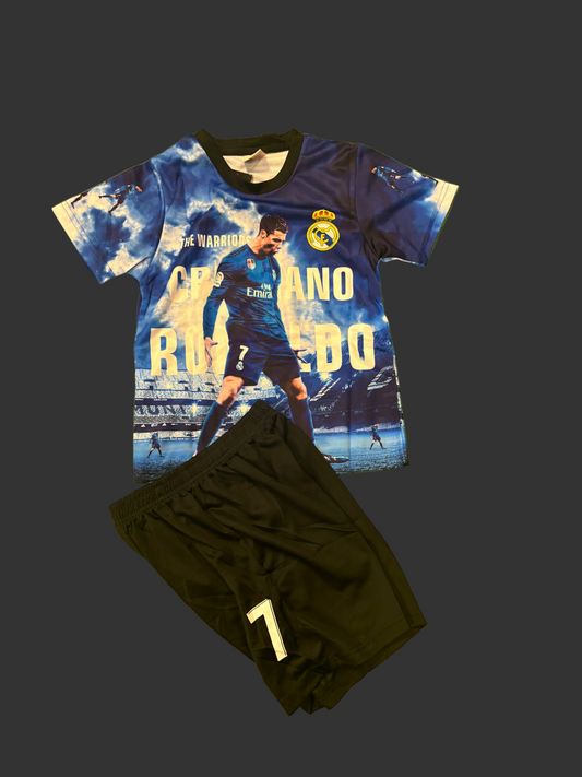 Ronaldo Retro Youth  Madrid Kit - The Art of Soccer Shop