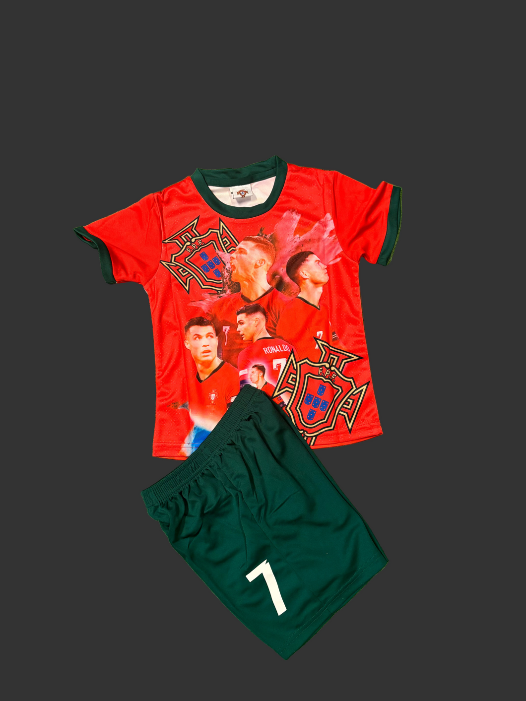 Ronaldo Portugal Retro Youth Kit