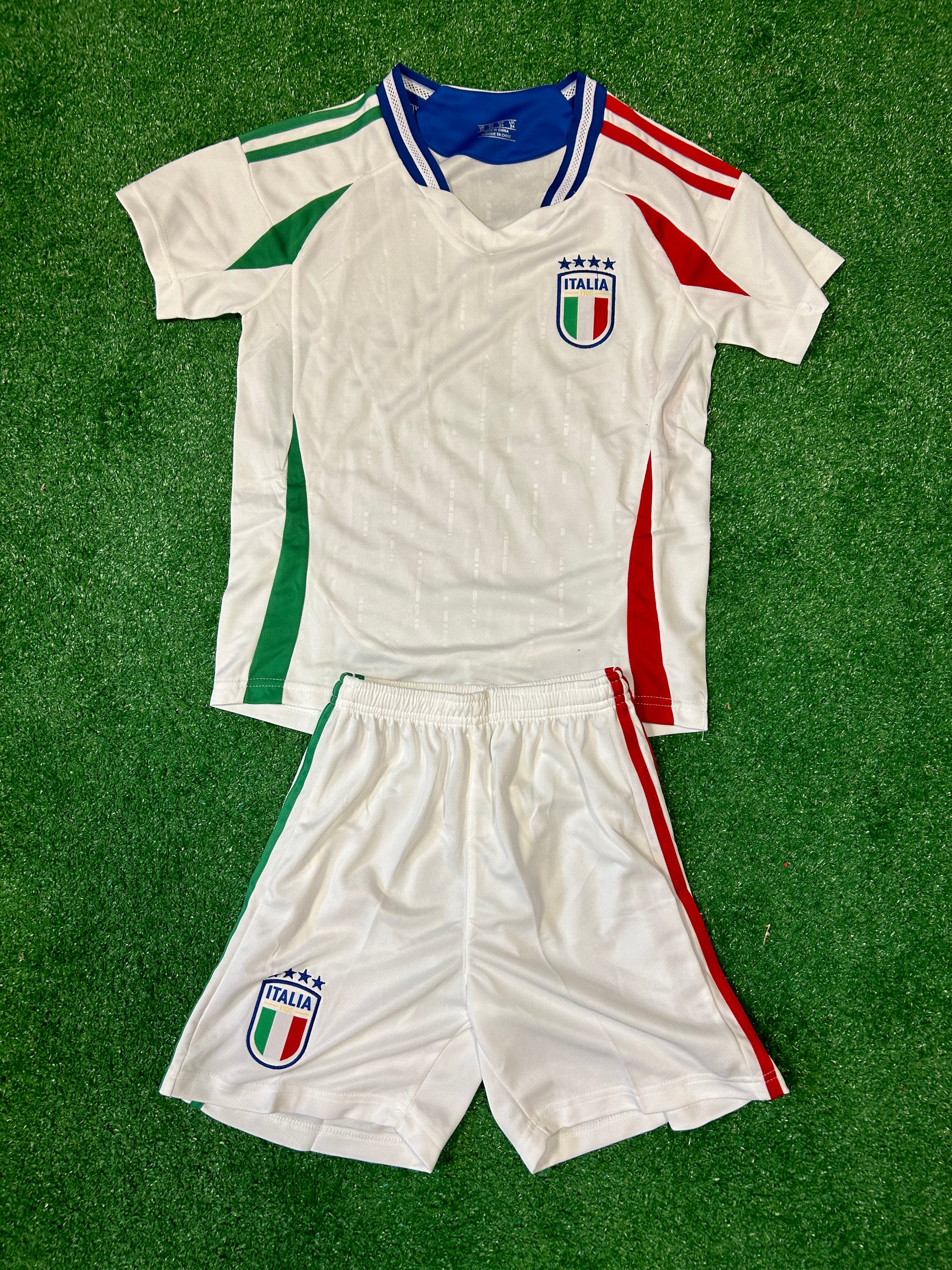 Italy Euro 2024 Youth Away Kit - The Art of Soccer Shop