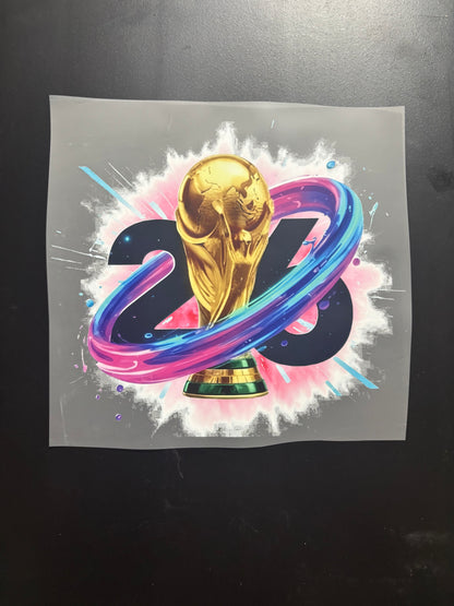World Cup Heat Transfered T shirts with logos