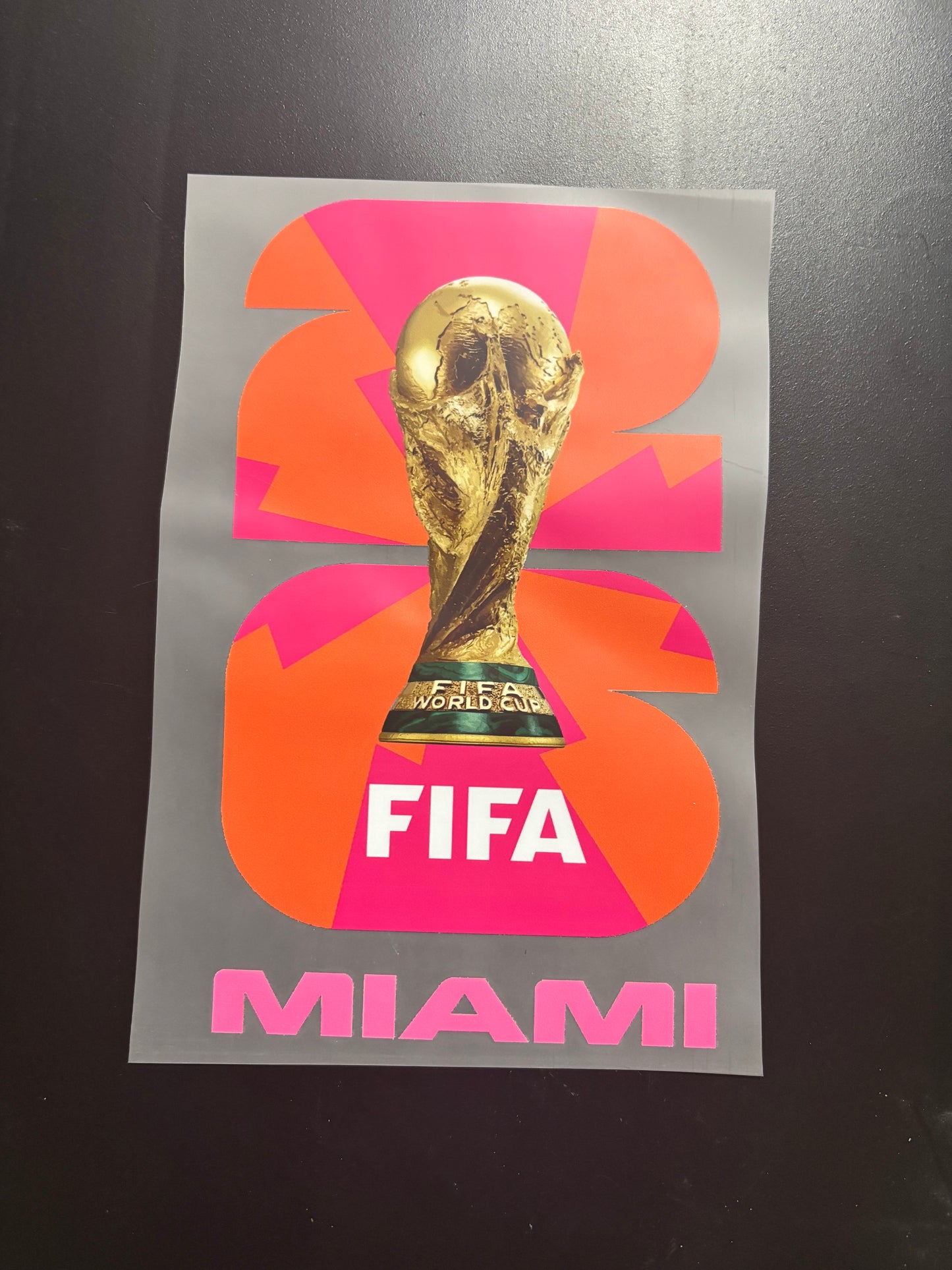 World Cup Heat Transfered T shirts with logos