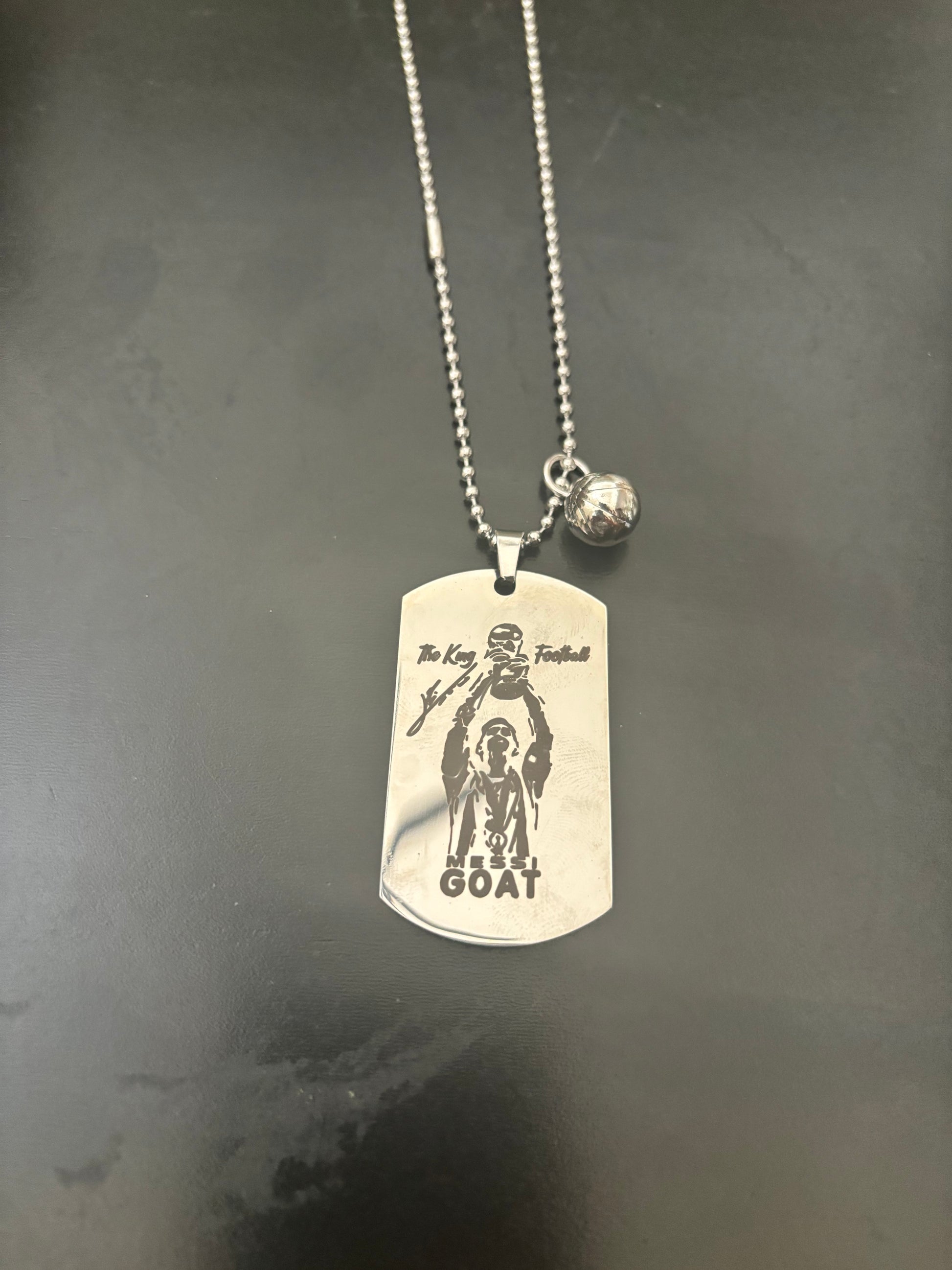 Soccer Dog Tag Necklaces - The Art of Soccer Shop