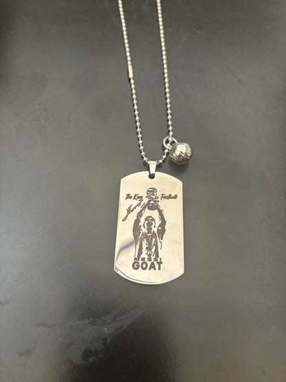 Soccer Dog Tag Necklaces - The Art of Soccer Shop