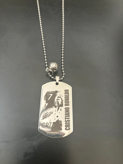 Soccer Dog Tag Necklaces - The Art of Soccer Shop