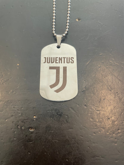 Soccer Dog Tag Necklaces - The Art of Soccer Shop