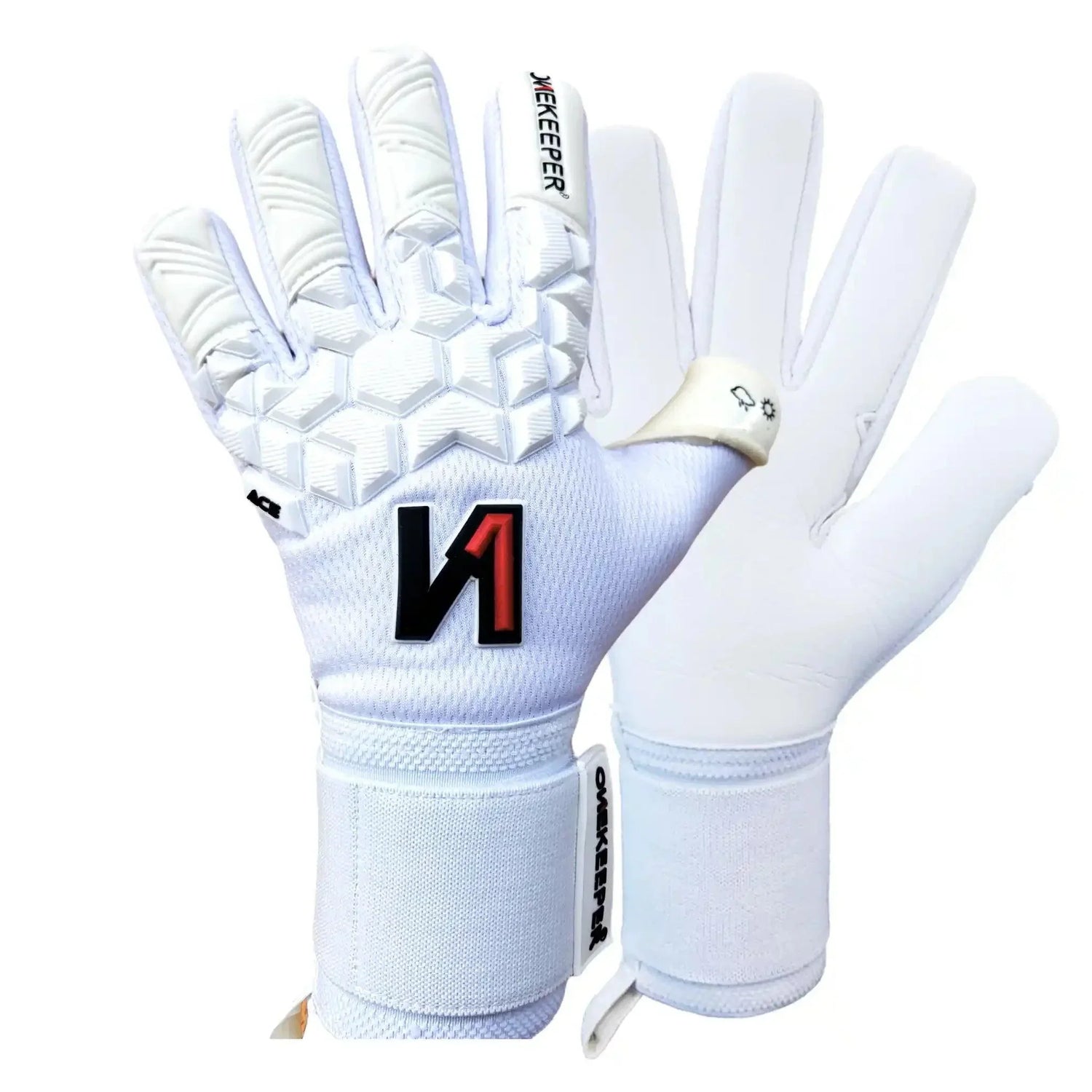 ACE White ONEKEEPER Glove - The Art of Soccer Shop