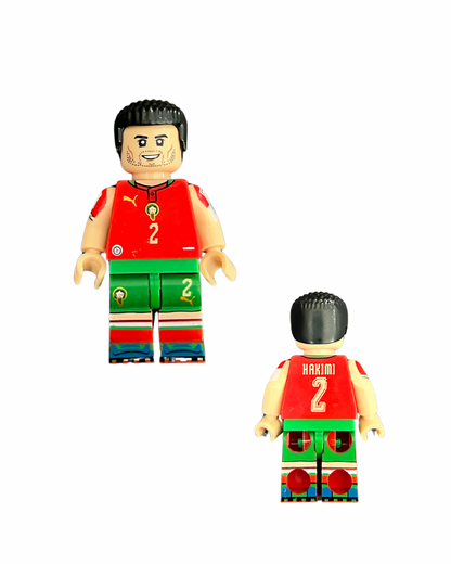 Lego style Soccer Player Figurines