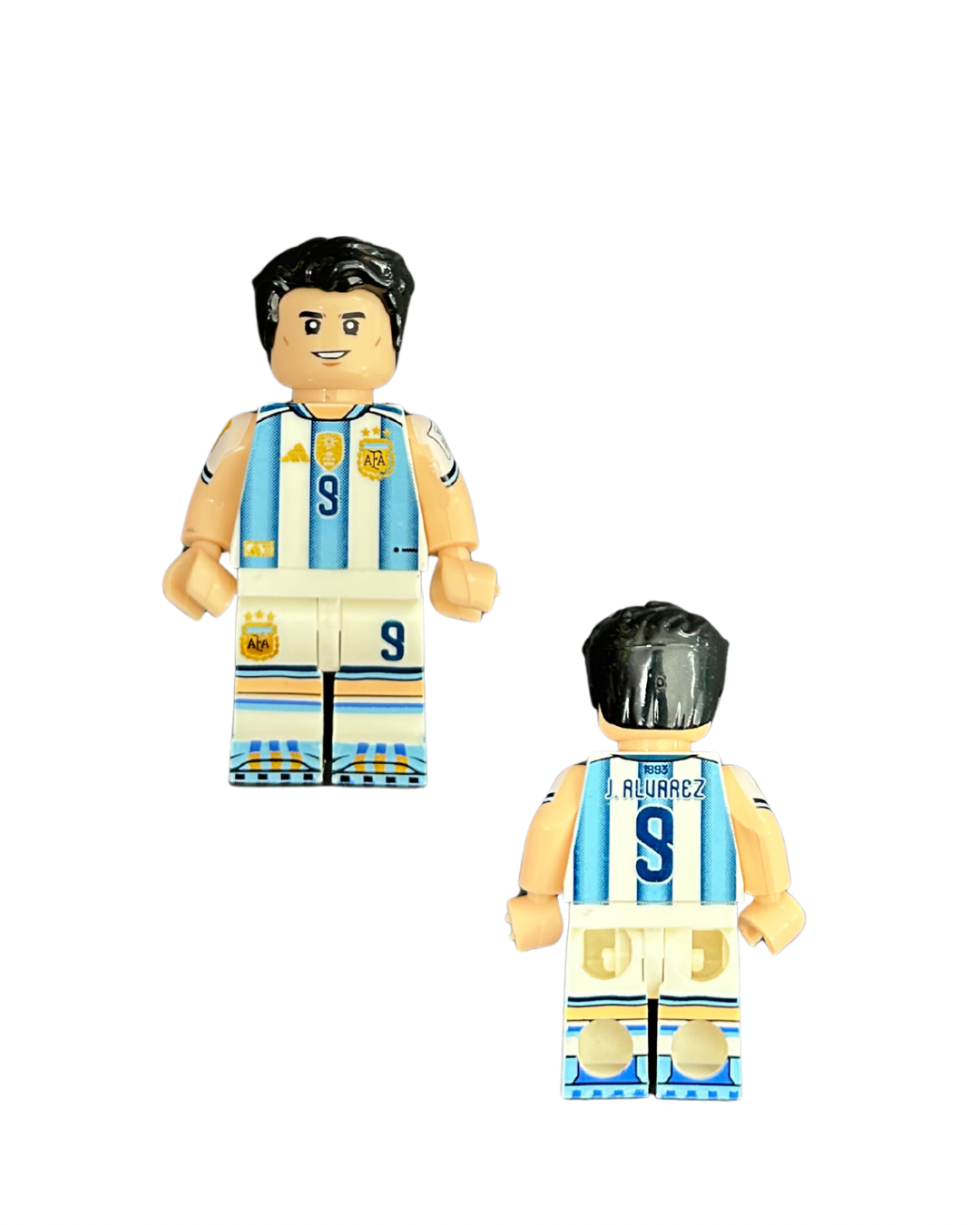 Lego style Soccer Player Figurines