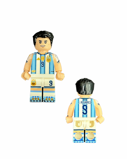 Lego style Soccer Player Figurines