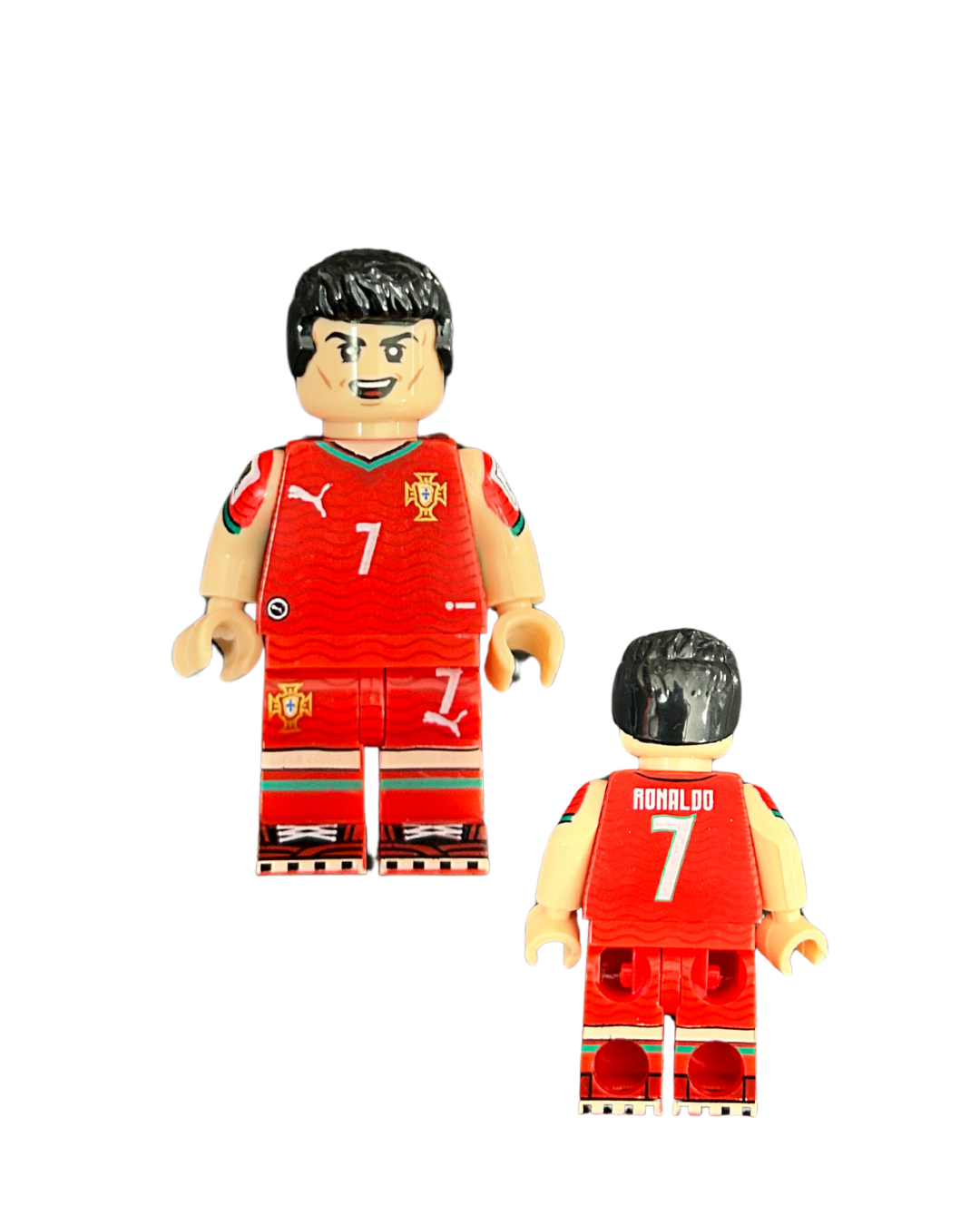 Lego style Soccer Player Figurines
