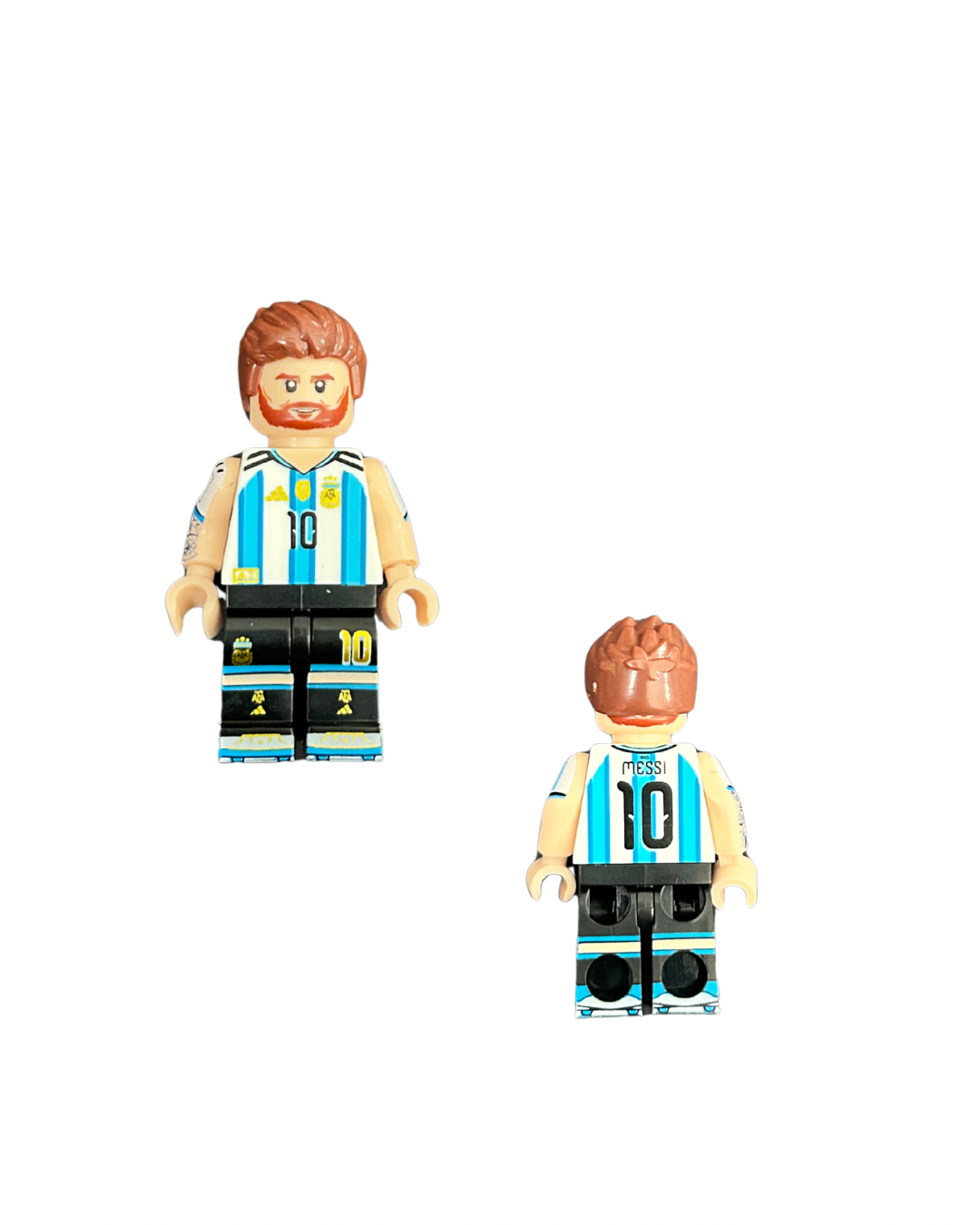 Lego style Soccer Player Figurines