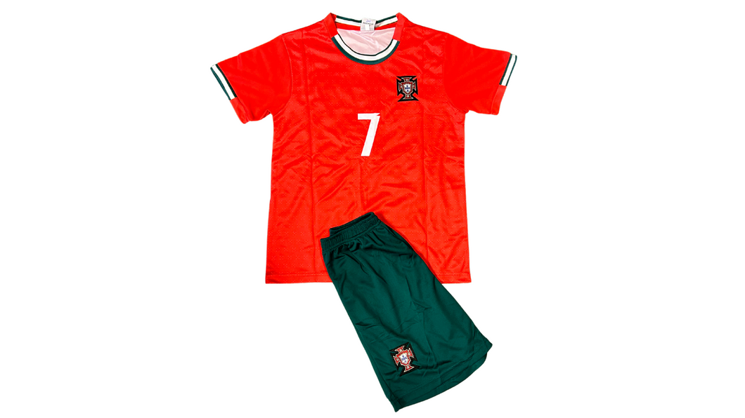 Portugal 2025 Youth Home Ronaldo Kits