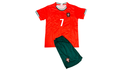 Portugal 2025 Adult Home Ronaldo Kit - The Art of Soccer Shop