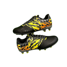 Load image into Gallery viewer, Charly Youth Grasshopper 4.0 FG Cleats (Black/Org./Lemon)
