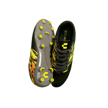 Load image into Gallery viewer, Charly Youth Grasshopper 4.0 FG Cleats (Black/Org./Lemon)
