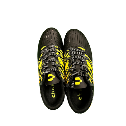 Charly Youth Grasshopper 4.0 FG Cleats (Black/Org./Lemon) - The Art of Soccer Shop