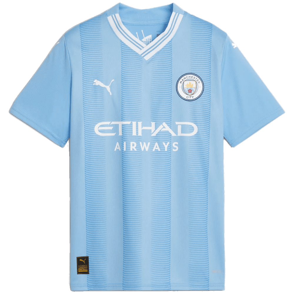 Puma Manchester City 2023-24 Youth Home Stadium Jersey - The Art of Soccer Shop