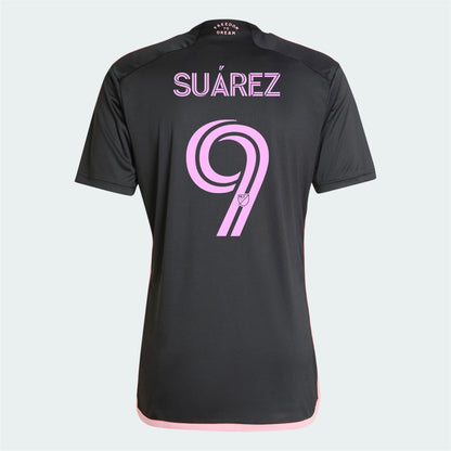 Men's Replica adidas Suarez Inter Miami Away Jersey 2024 - The Art of Soccer Shop