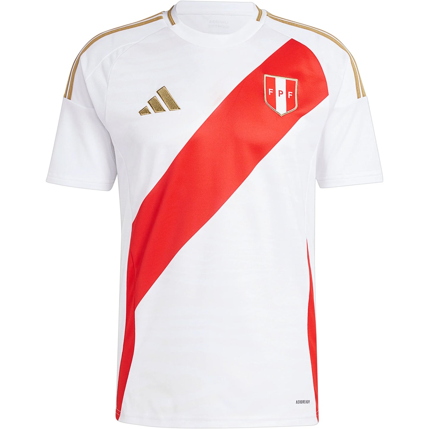 Men's Replica adidas Peru Home Jersey 2024 - The Art of Soccer Shop