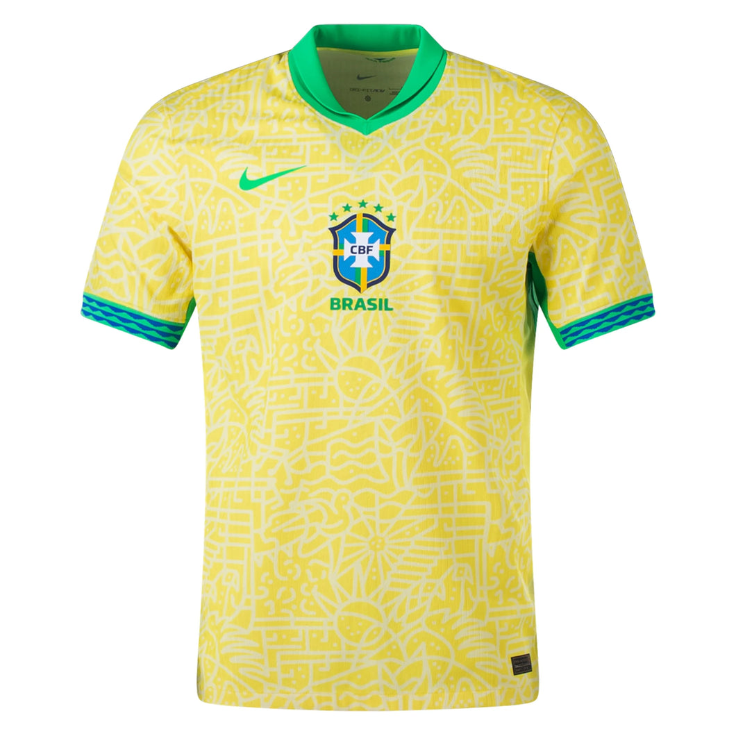 Men's Replica Nike Brazil Home Jersey 2024