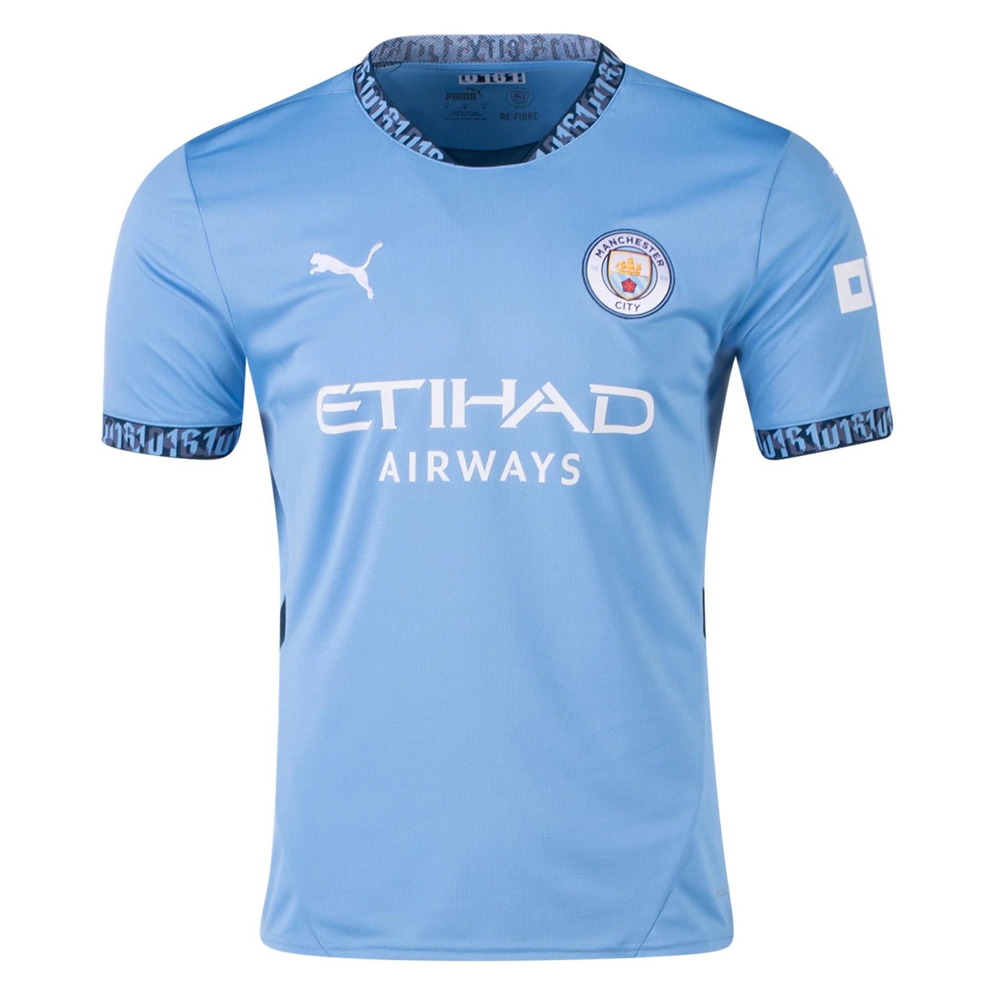 Men's Replica Puma Manchester City Home Jersey 24/25 - The Art of Soccer Shop