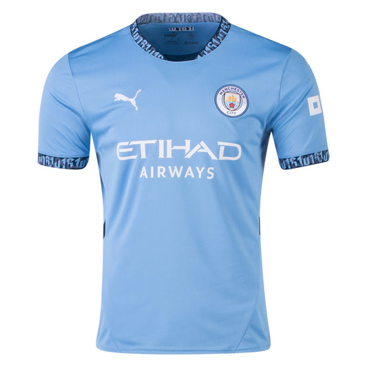 Men's Replica Puma Manchester City Home Jersey 24/25 - The Art of Soccer Shop