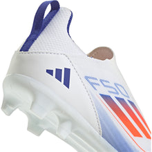 Load image into Gallery viewer, adidas F50 League Laceless FG/MG Junior Firm Ground Soccer Cleat
