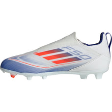 Load image into Gallery viewer, adidas F50 League Laceless FG/MG Junior Firm Ground Soccer Cleat
