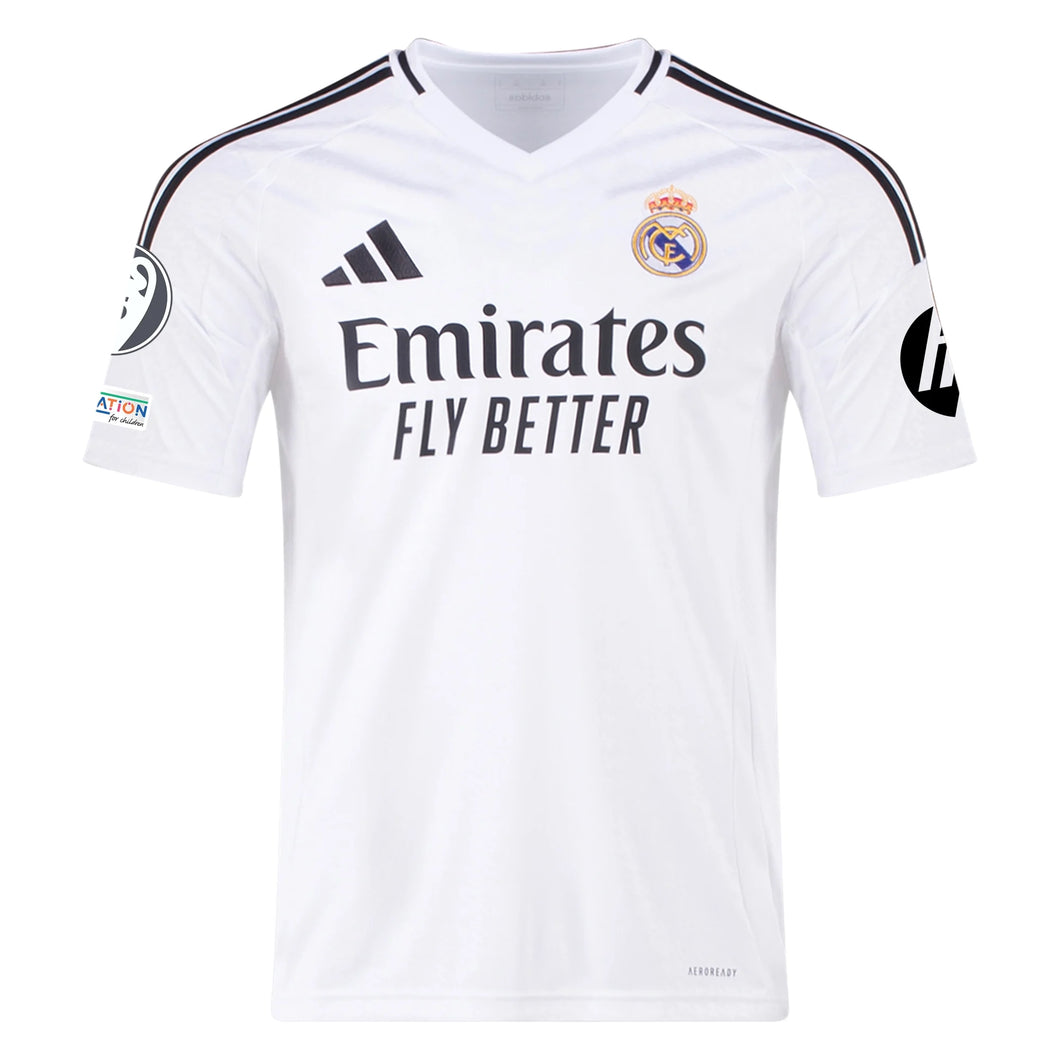 Men's Replica adidas Real Madrid Home Jersey 24/25 - UCL