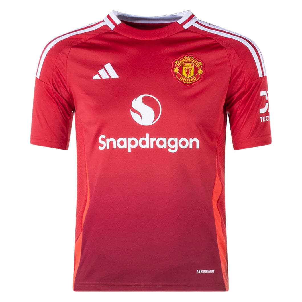 Kid's Replica adidas Manchester United Home Jersey 24/25