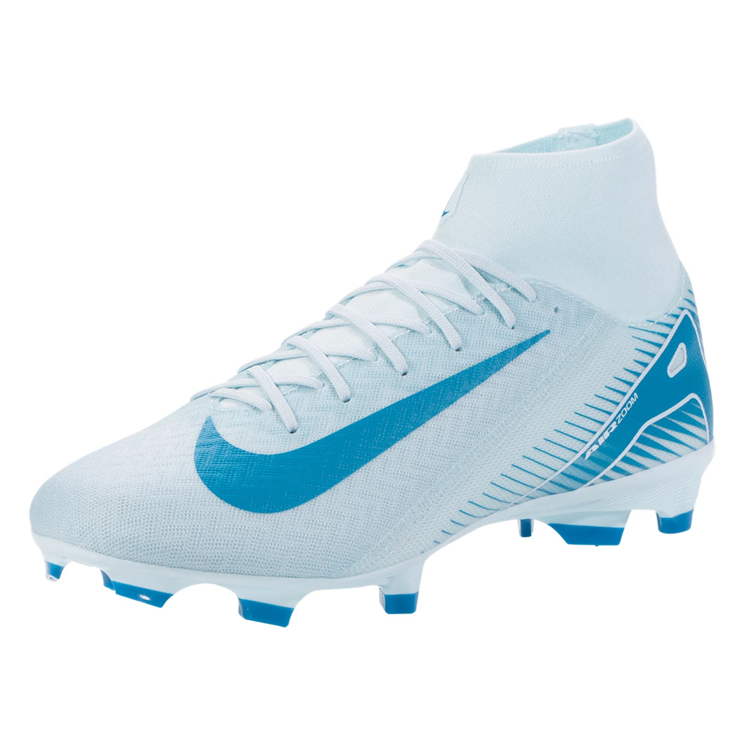 Nike Zoom Mercurial Superfly 10 Academy FG/MG Soccer Cleat Glacier Blue/Blue Orbit