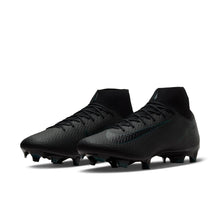 Load image into Gallery viewer, Nike Zoom Mercurial Superfly 10 Academy FG/MG Soccer Cleat Black/Black/Deep Jungle
