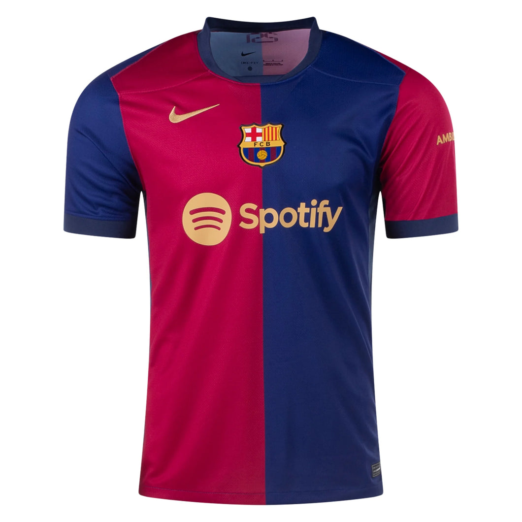 Men's Replica Nike Barcelona Home Jersey 24/25