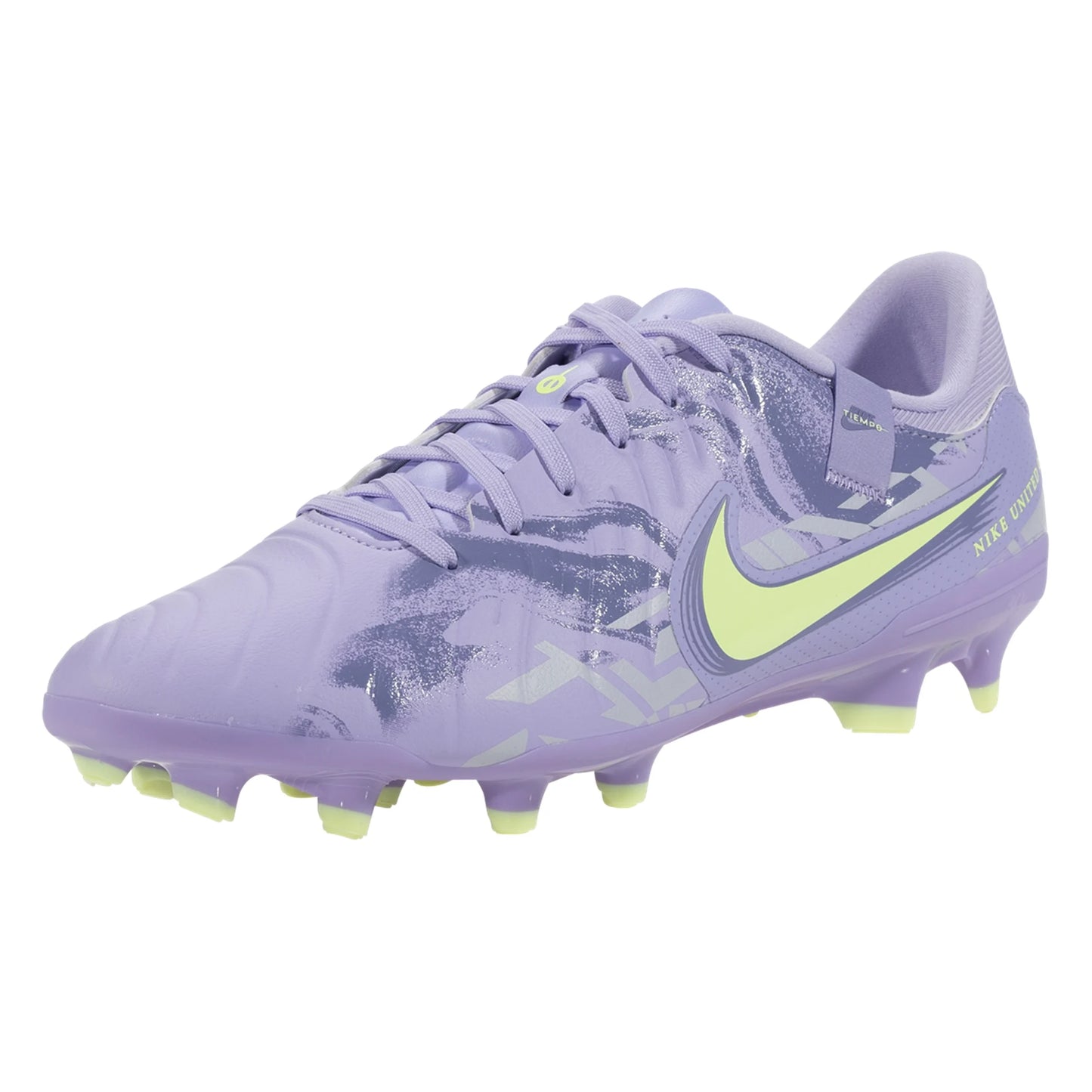 Nike Tiempo Legend 10 Academy FG/MG Soccer Cleat Purple Agate/Barely Volt Size 8.5 - The Art of Soccer Shop