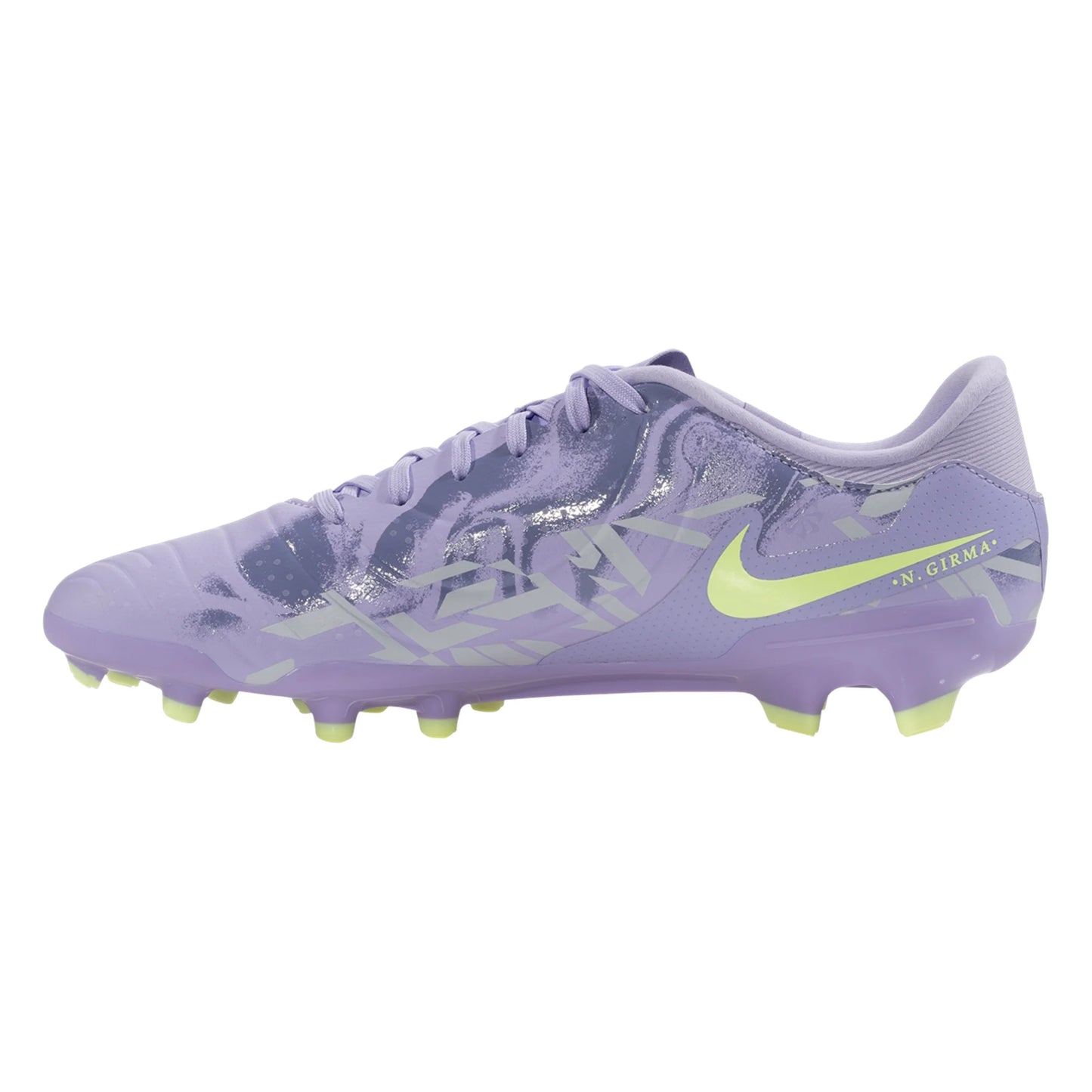 Nike Tiempo Legend 10 Academy FG/MG Soccer Cleat Purple Agate/Barely Volt Size 8.5 - The Art of Soccer Shop