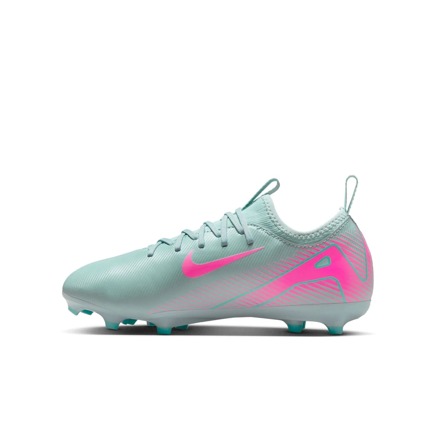 Nike Junior Zoom Mercurial Vapor 16 Academy FG/MG Soccer Cleat Ocean Cube/Pink Blast - The Art of Soccer Shop