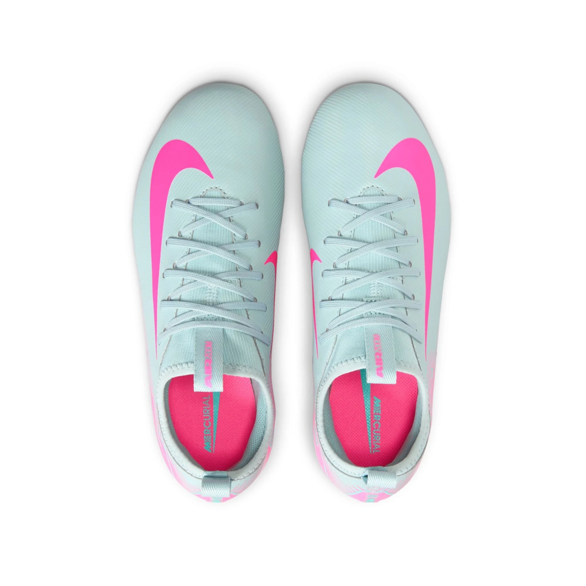 Nike Junior Zoom Mercurial Vapor 16 Academy FG/MG Soccer Cleat Ocean Cube/Pink Blast - The Art of Soccer Shop